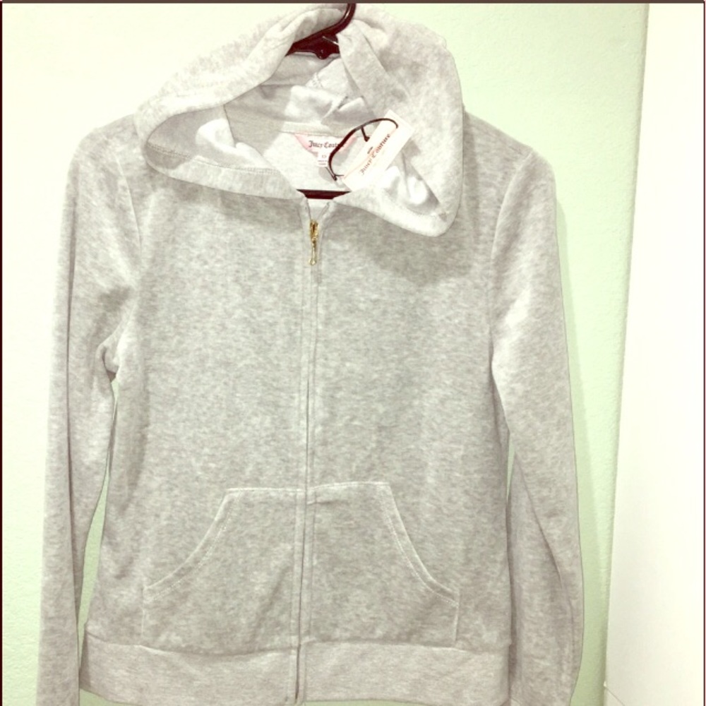 BNWT! Juicy Couture Grey Velvet Jacket